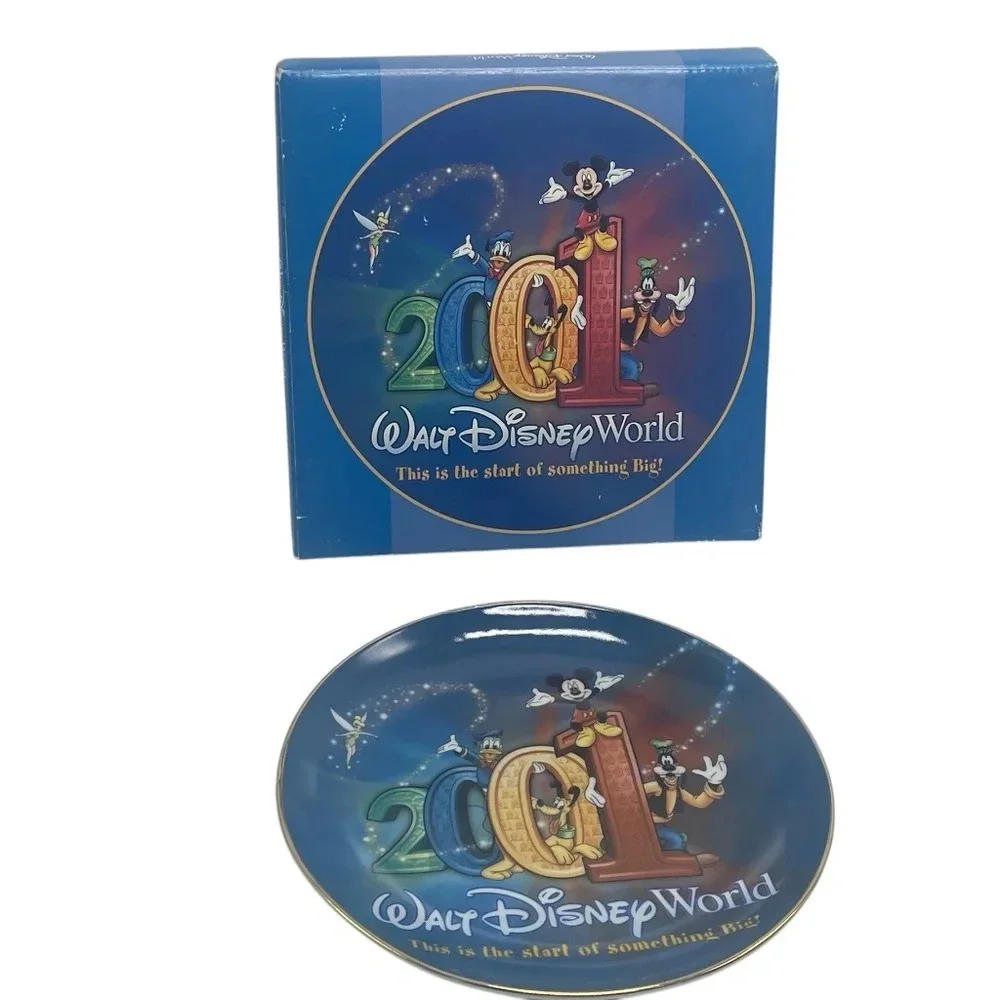 Walt Disney World 2001 Collector Plate This Is the Start of Something Big!